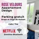 Maison Yuki - Rose Velours - Netflix & Parking Mont-Dore